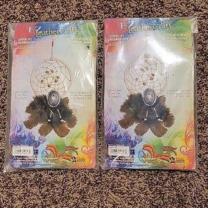 2 Tandy leather factory copper sky dream catcher kits